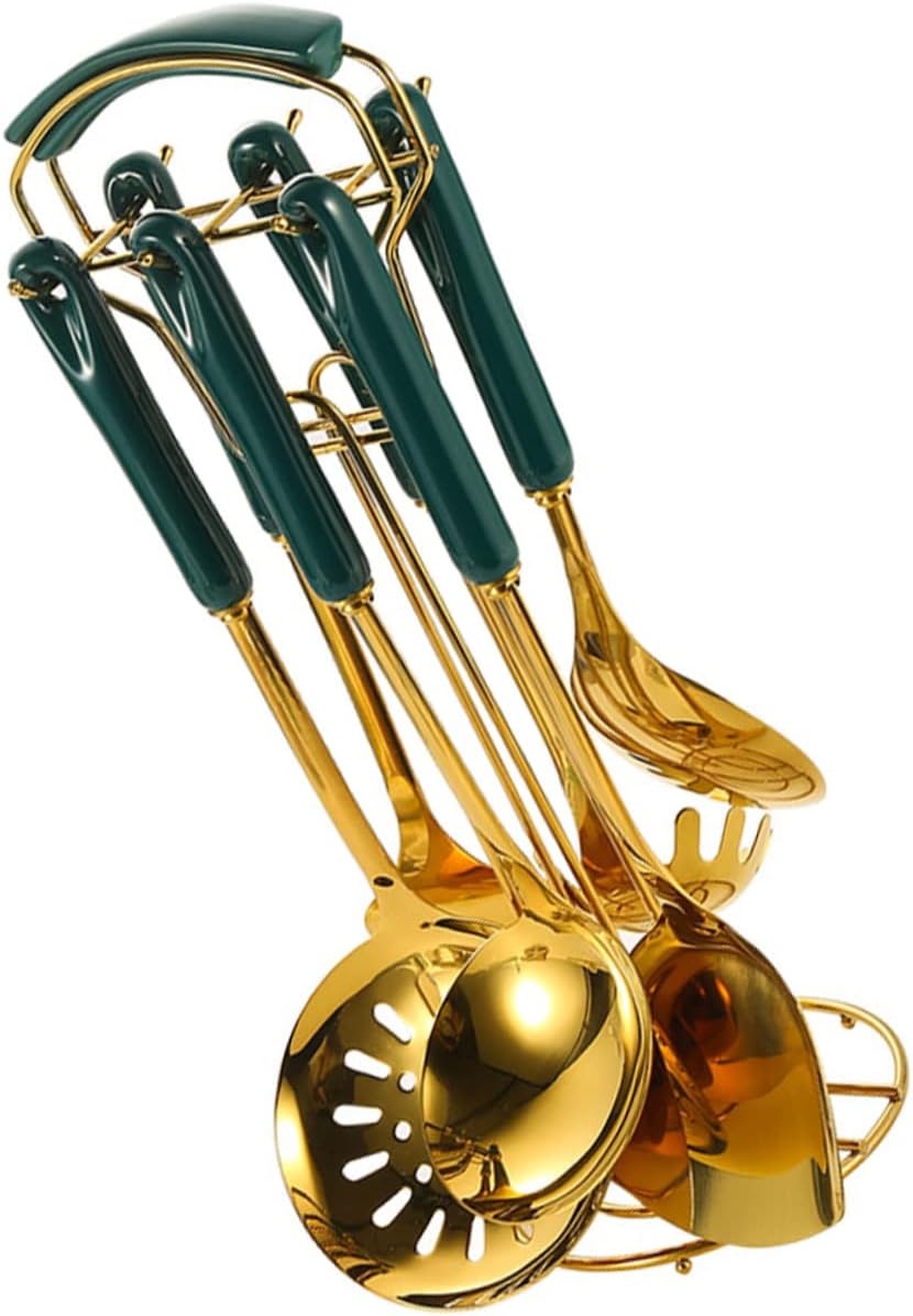 1 Set Stainless Steel Kitchenware with Handles Heat Resistant Cooking Tools for Easy Cleaning and Safe Cooking for Home Use and present Giving