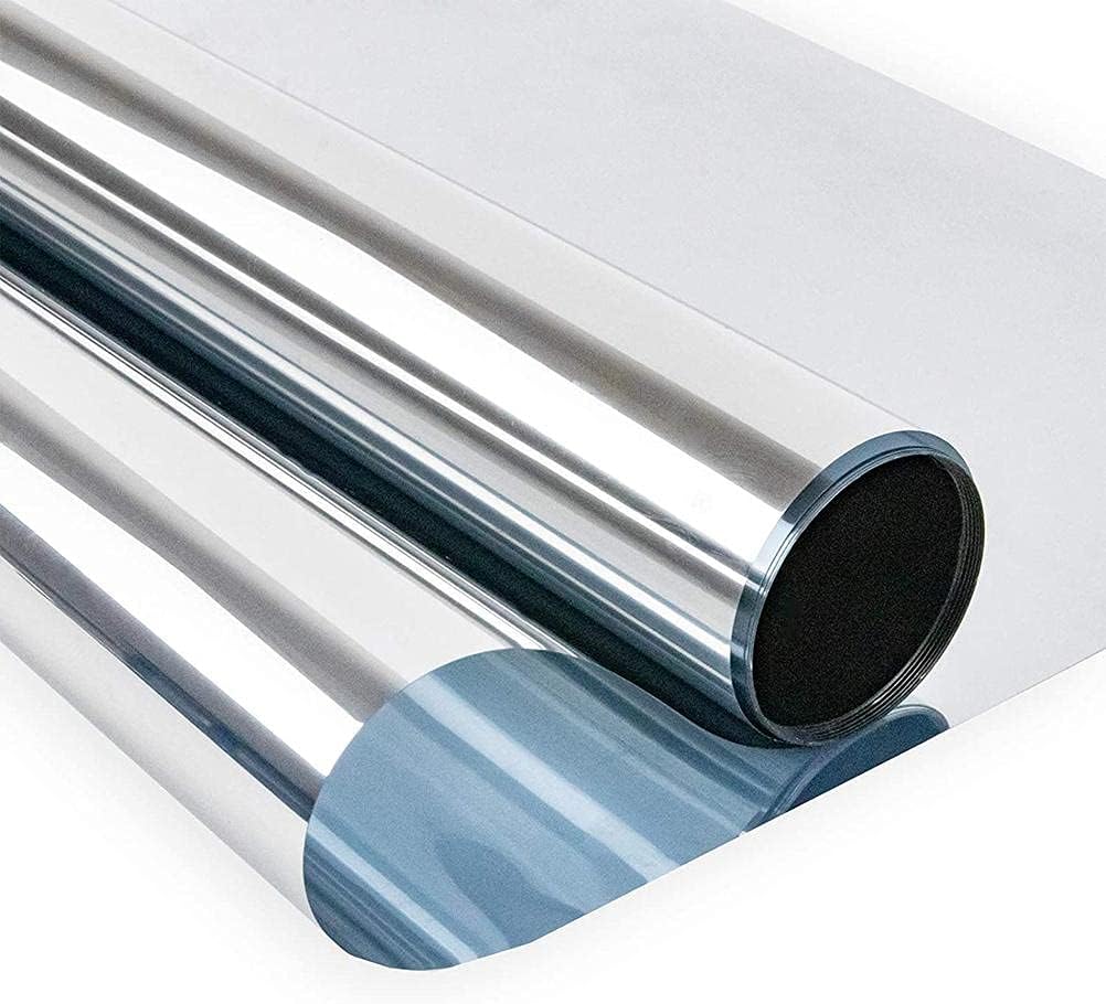 One Way Mirror Film for Privacy, Reflective Glass Insulation Film with UV Block (#1)