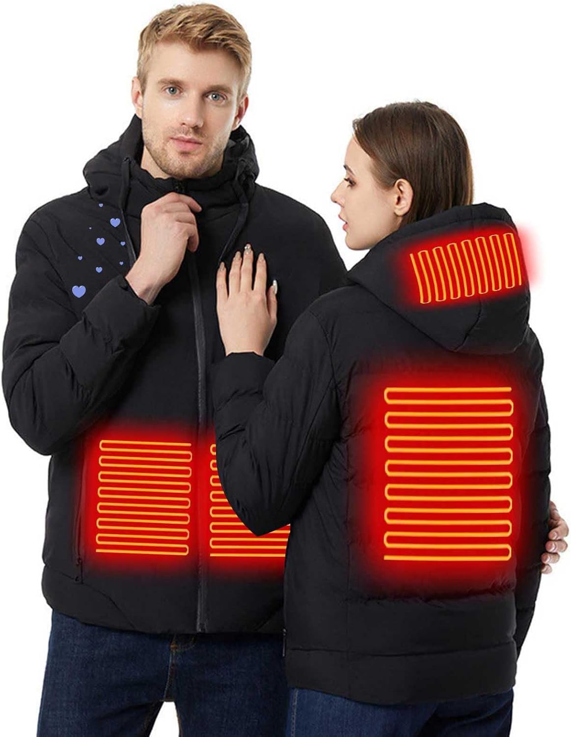 Vifucz Women Heated Jacket Plus Size Jacket Outfit for Women Winter Fall Jacket 2023 Fashion Y2K