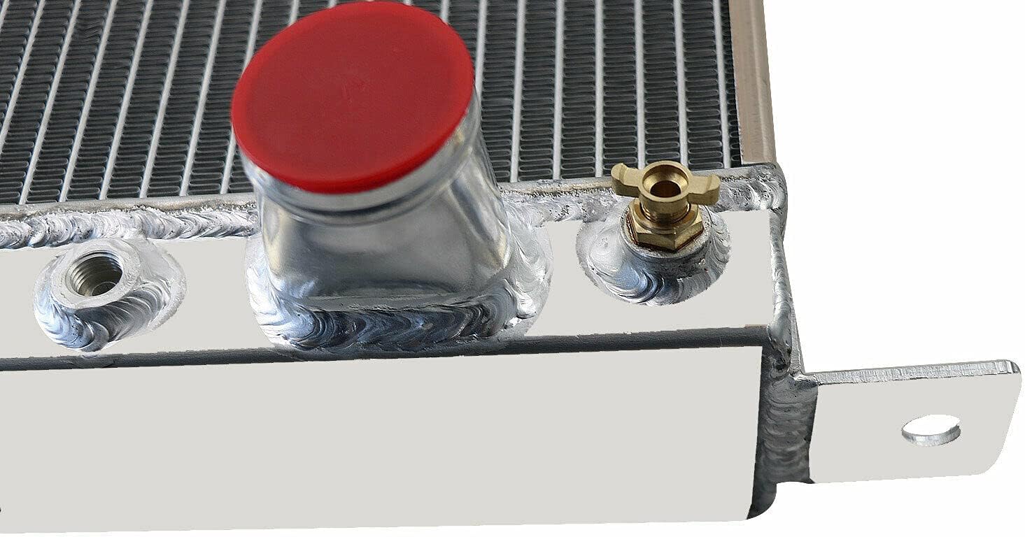 4 Row Core Radiator for 1942-1948 Ford Deluxe/Mercury Pickup Flathead Engine 1943 1944 1945 1946 1947 Aluminum Radiators