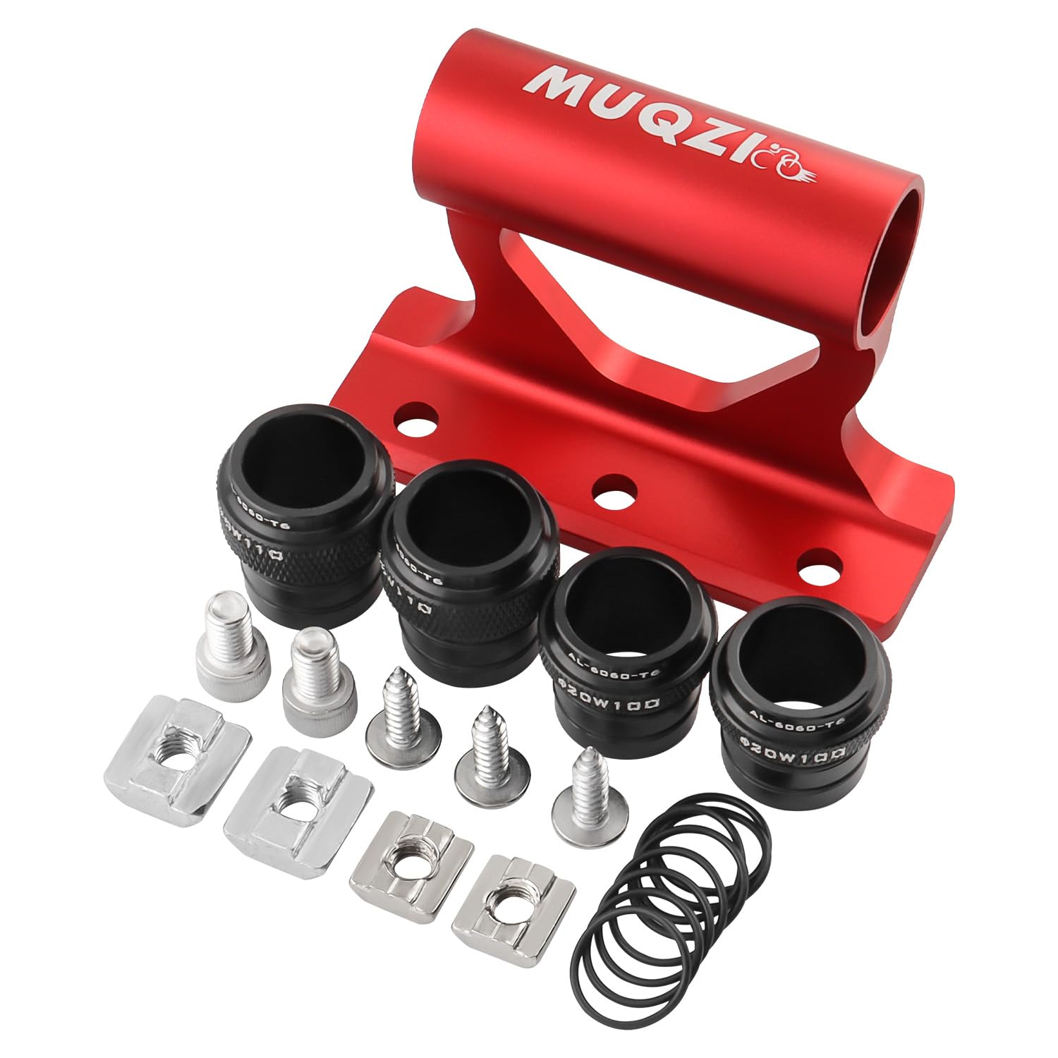 MUQZI Bike Fork Mount - 20mm*100/20mm*110mm Bike Fork Mount for Transport and Storage/Trucks/Vans/SUVs, RED