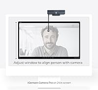 Vista 8 de Pro 4K HD Webcam with Eye Contact, Noise Cancelling Mic, Plug and Play USB for Mac & PC Zoom Certified, Works with Teams, Meet, Streaming, and Video