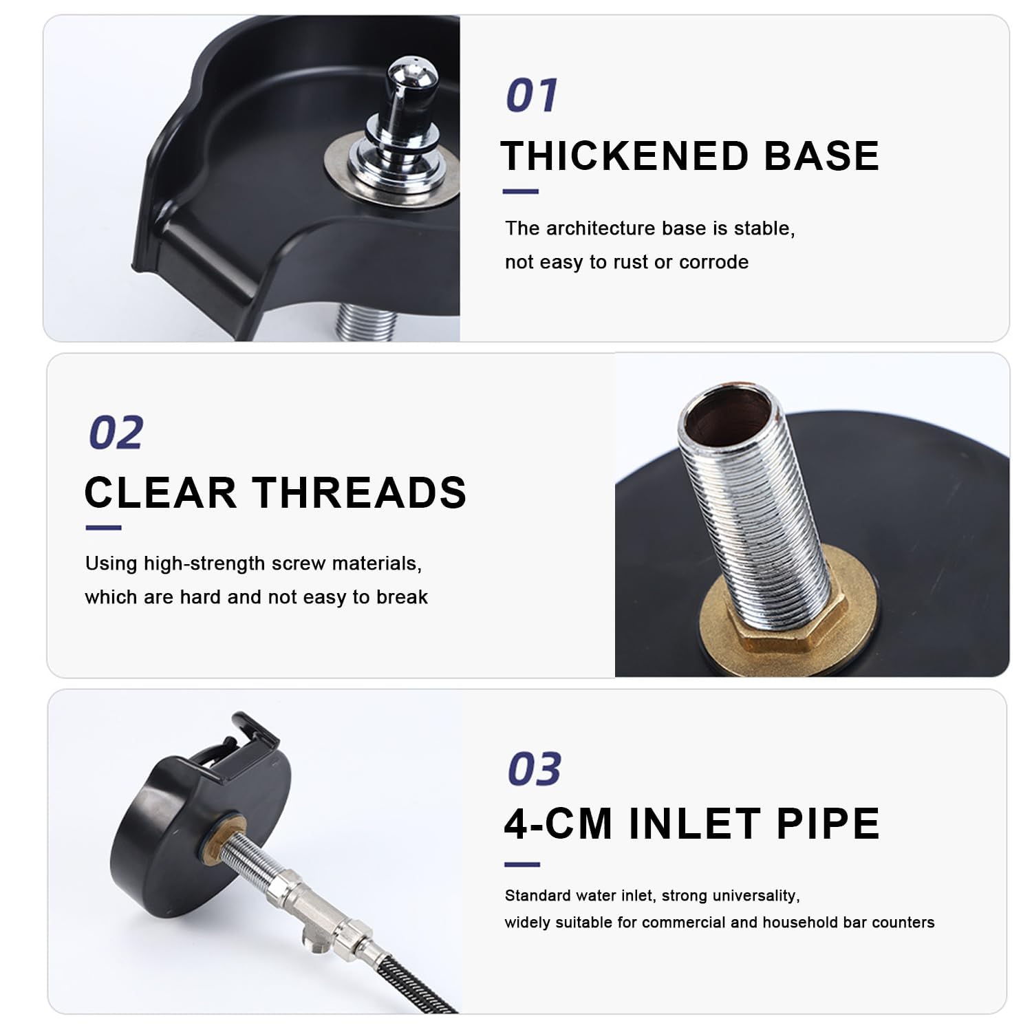 Lavavasos de Acero Inoxidable - Enjuagador de Vasos para Bares con Accesorios Completos, Incluye Arandela para Botellas - Límpialo Rápido y Eficazmente