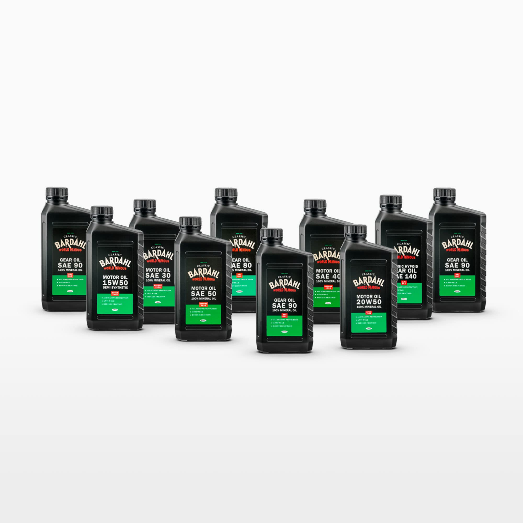 BARDAHL Classic Motor Oil SAE 30 100% Minerale Per Lubrificante Motori Benzina Da 1900 A 1950 1 LT