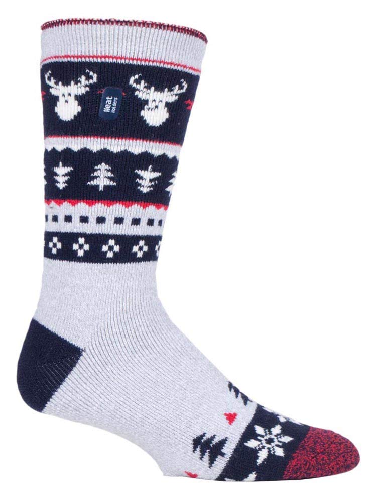 Sock Snob Unisex Stag Heat Holders Mens Lite Thermal Christmas Socks