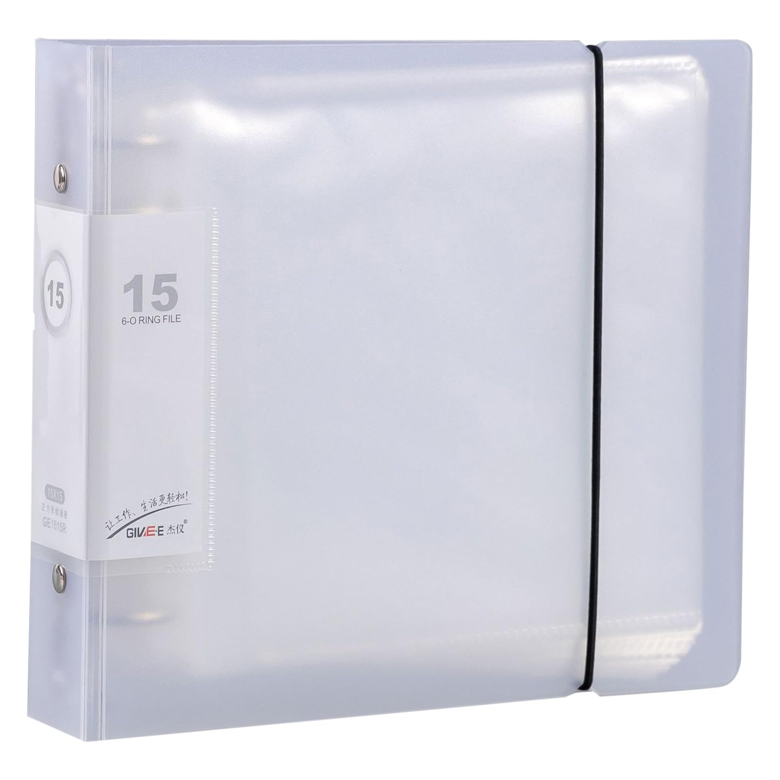 Amazon | nijimomo ミニ色紙 ファイル 15×15 50枚 大容量 収納 保管