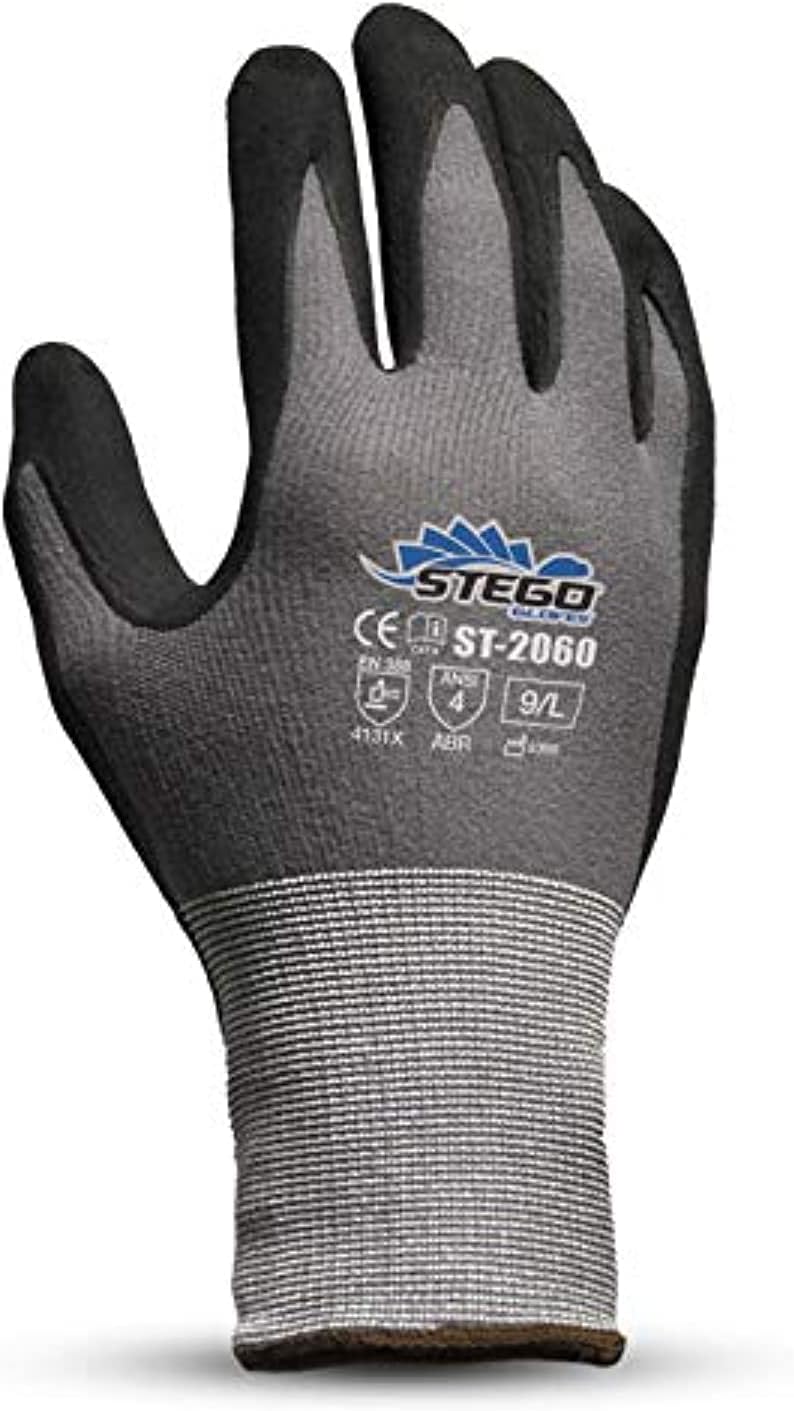 Stego Gloves St-2060 Mechanical & Multipurpose Safety (Size: 8/M ...