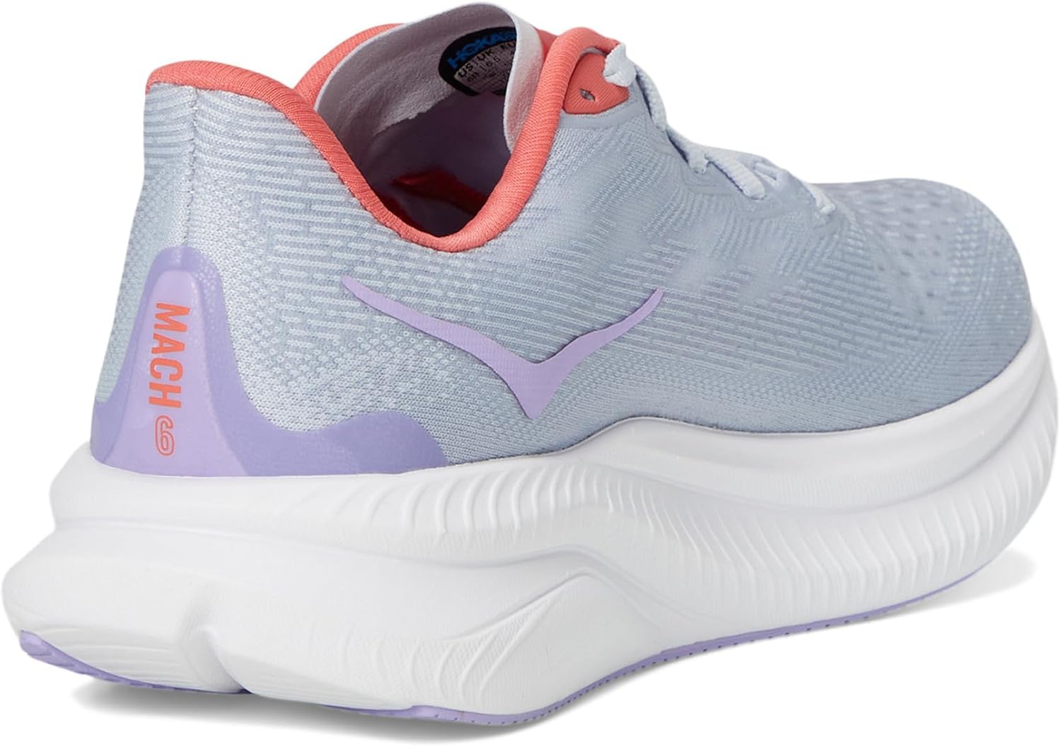 Hoka Women's Mach 6 Pale Dusk/Gull 7.5 Medium