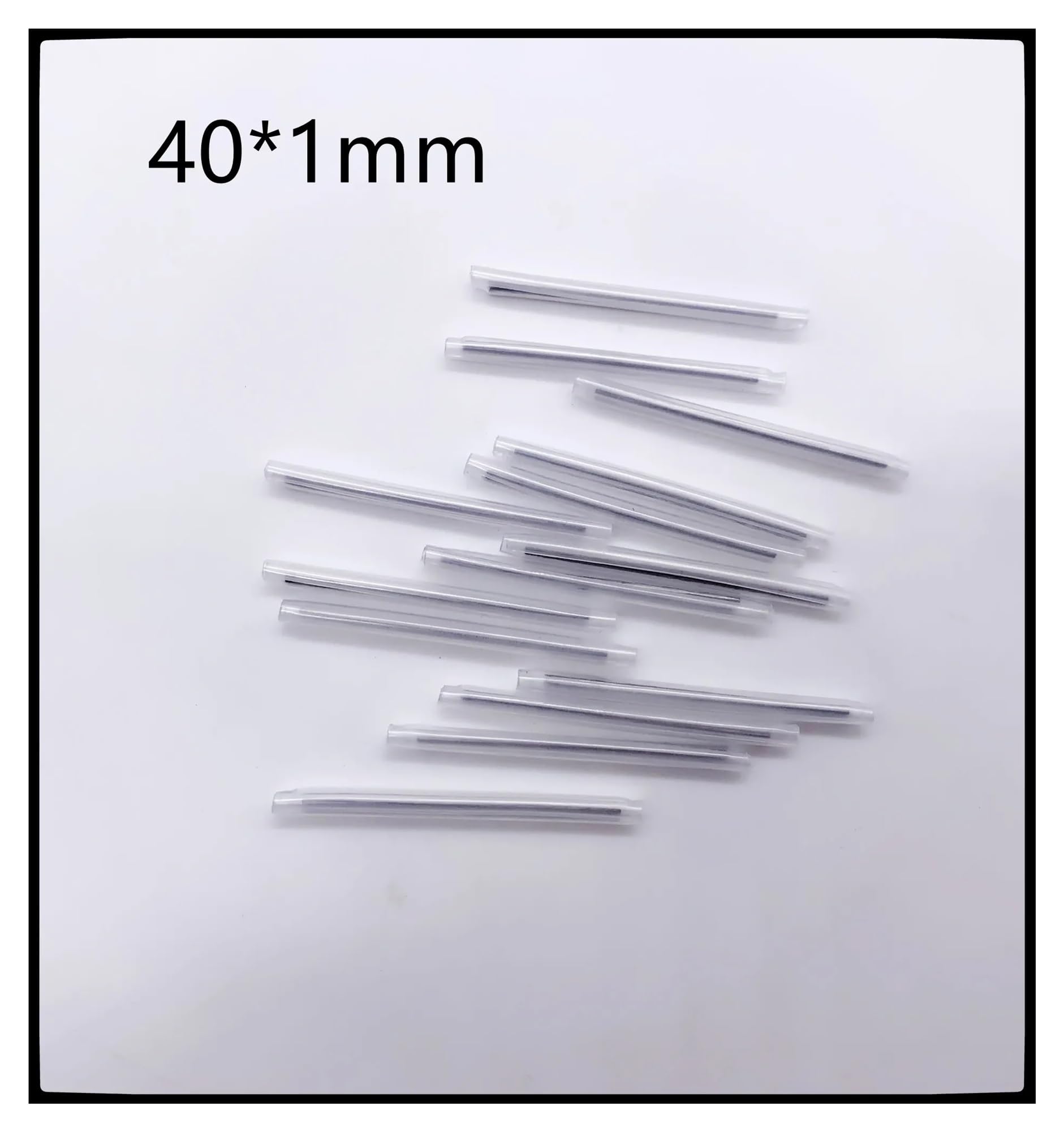 Manguito de Empalme de Fibra óptica, Manguitos de protección for Cables, 40 mm, 45 mm, 60 mm x 1,0 mm, Protector de Empalme termorretráctil FTTH, Tubo termorretráctil(40 1mm 2000pcs)