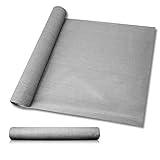 Windscreen4less 6'x300' Sun Shade Fabric Roll Shade Cloth Cover Wind Screen UV Block for Outdoor Pergola Patio Backyard Garden Greenhouse, Light Grey