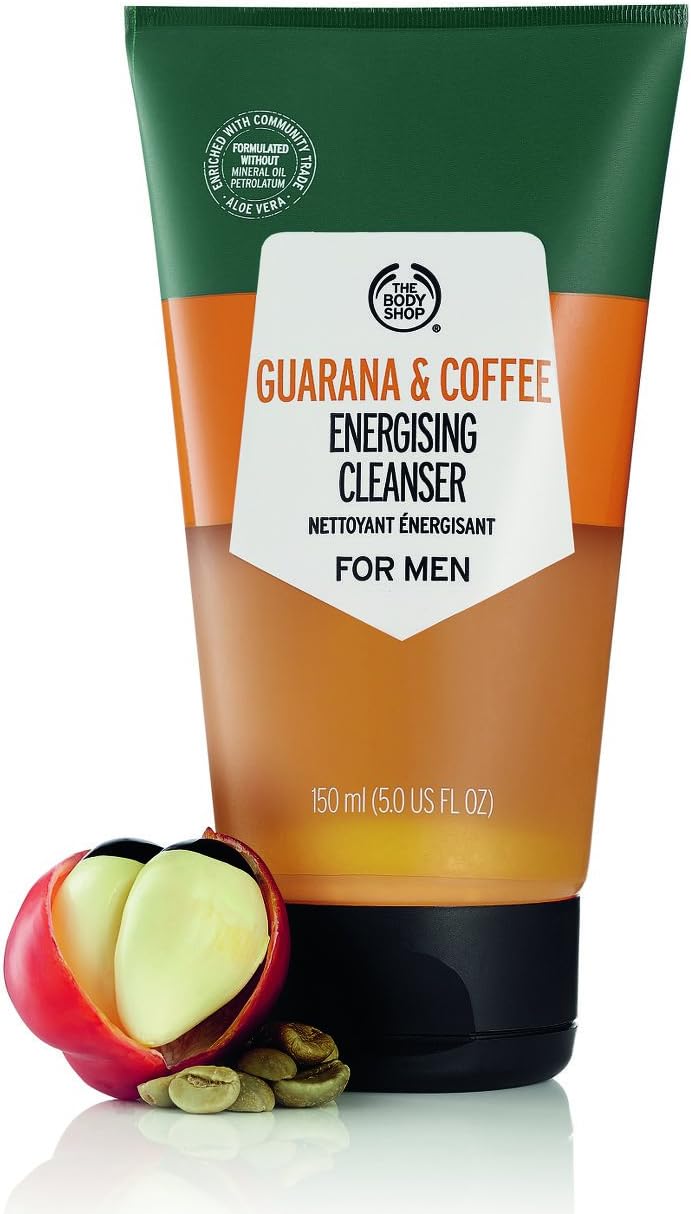 The Body Shop Guarana & Coffee Energising Cleanser for Men, 150 ml (Pack of 1) - Image 3