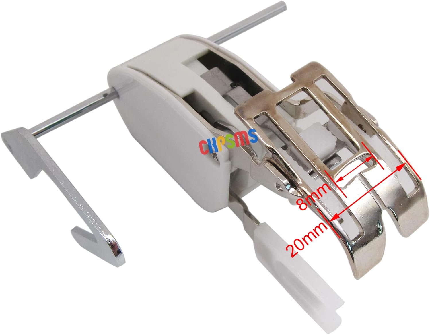 CKPSMS Brand -Compatible with/Replacement for Brother Brand LS2825 LS2920 CE-5500 PRW CE8080 PRW CP-6500 Singer Brand 221 Featherweight Low Shank Screw-ON Duel Feed Walking Foot 1SET #10449WR+Q2