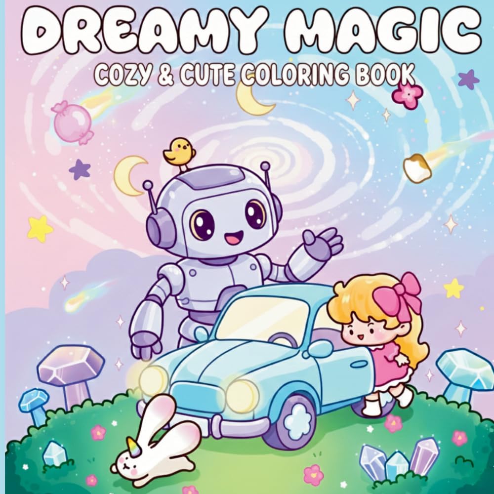 Dreamy Magic: Cozy & Cute Coloring Book