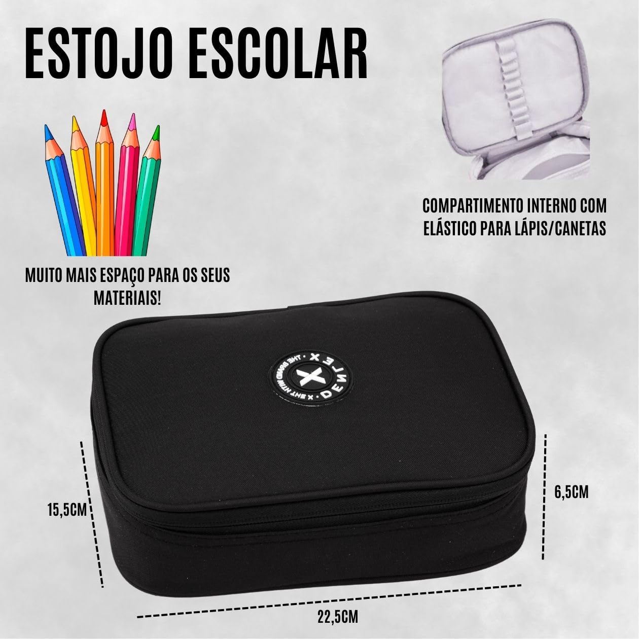 Kit Mochila Masculina Escolar Juvenil com 4 Rodinhas 360, Lancheira Térmica Adolescente e Mega Estojo, 3 Peças, Preto em promoção! Veja a oferta e mais achadinhos de Mochilas escolares 6 Hoje é o melhor dia para comprar Kit Mochila Masculina Escolar Juvenil com 4 Rodinhas 360, Lancheira Térmica Adolescente e Mega Estojo, 3 Peças, Preto com aquele preço maroto! Promoção! Aproveite a oferta! 6