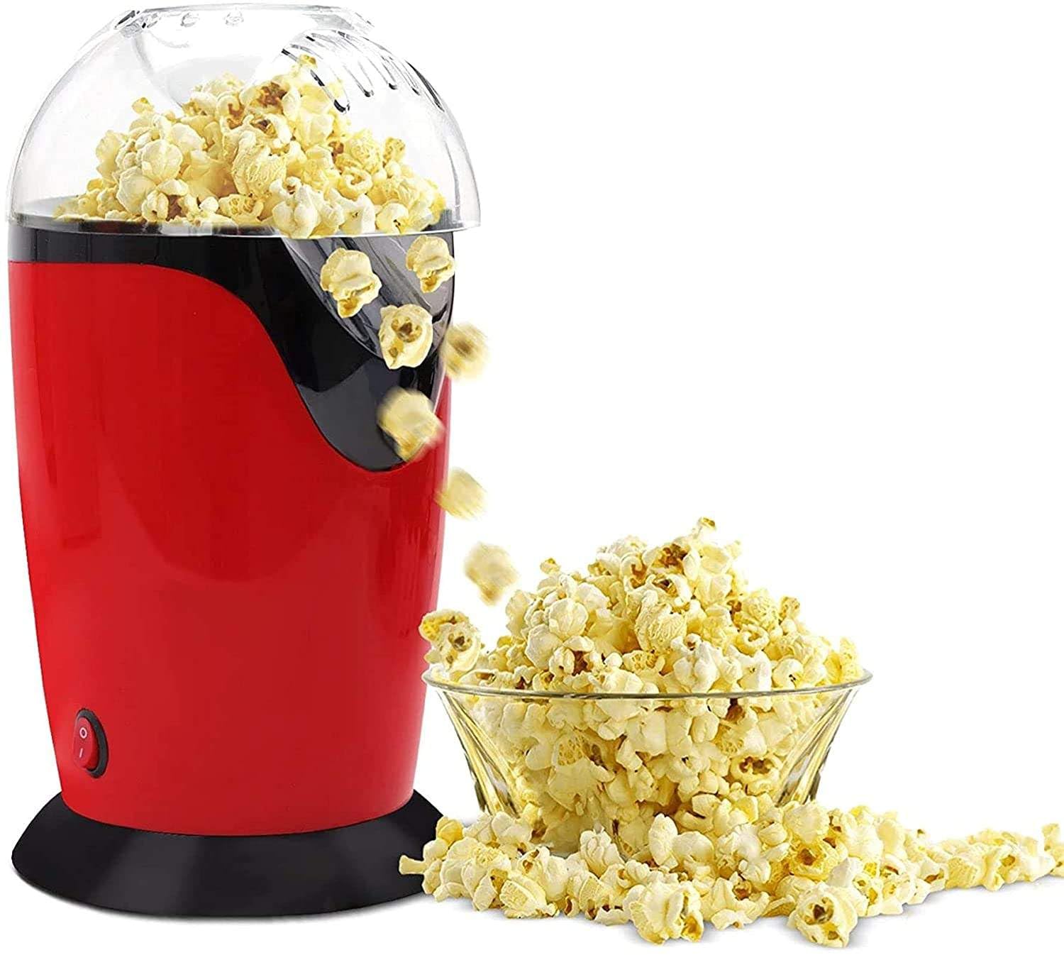 VIVITO Electric Popcorn Maker | 1200W Aluminum Hot Air Popper Machine for Home Use | Oil-Free, Healthy Snack Maker for Kids & Adults | Fast Automatic Popcorn Popper | (AnyColor, Pack of 1)-image-45