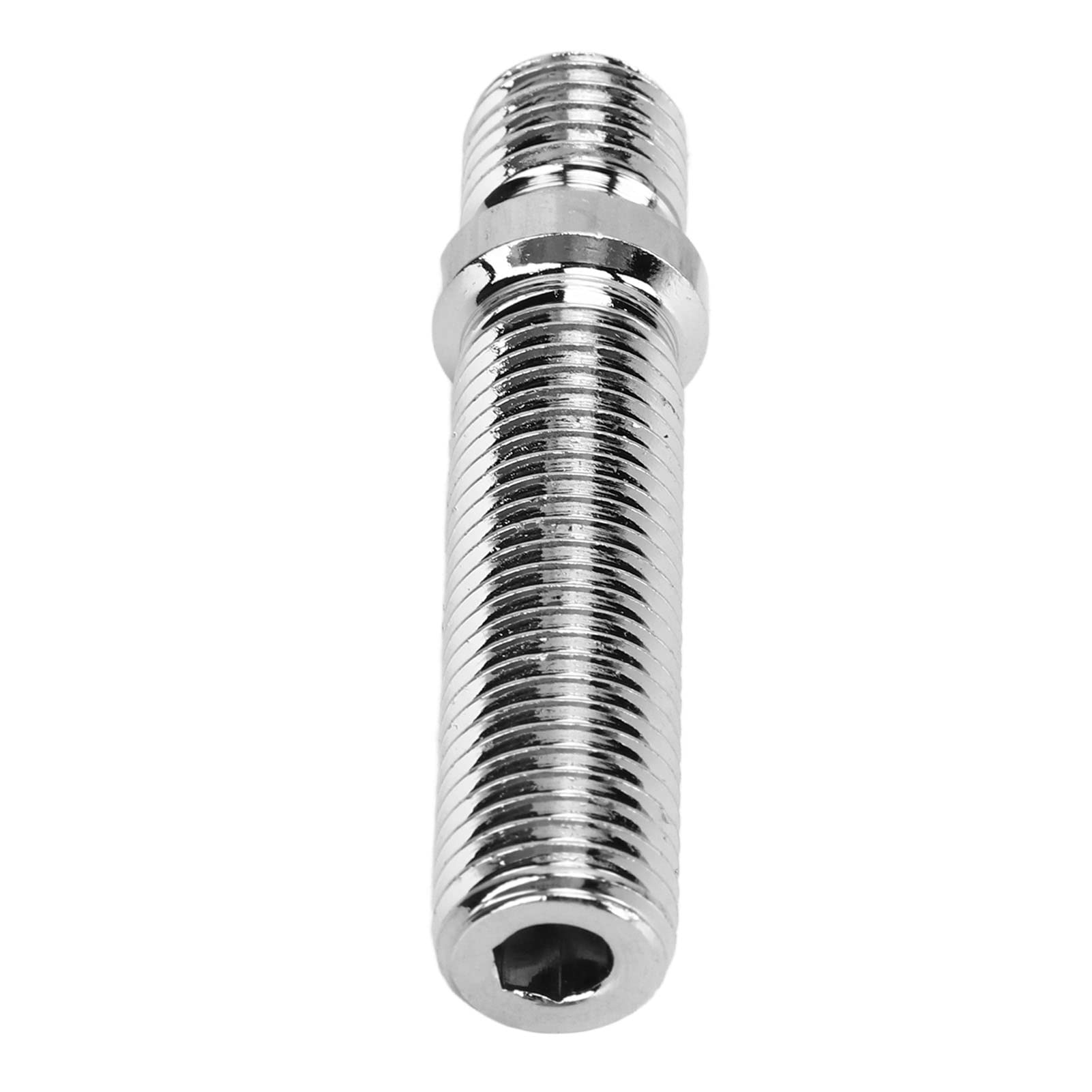 Conversione Perno Ruota Estesa, 20 Pezzi Perno di Conversione Ruota Esteso 58 Mm Lunghezza 41 Mm Bulloni Gambo Vite Prigioniera Acciaio Forgiato a Freddo per Auto(M12x1.25 to M12x1.5)