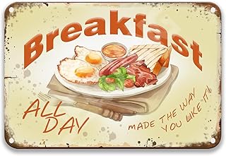 Pzecaru Breakfast All Day Diamond Art Kits for Adults,5D Painting Art Kits Breakfast Diamond Art Painting Kit for Adult Beginner DIY Diamond Gem Art Painting Kits for Home Wall Decor 12X16 Inch