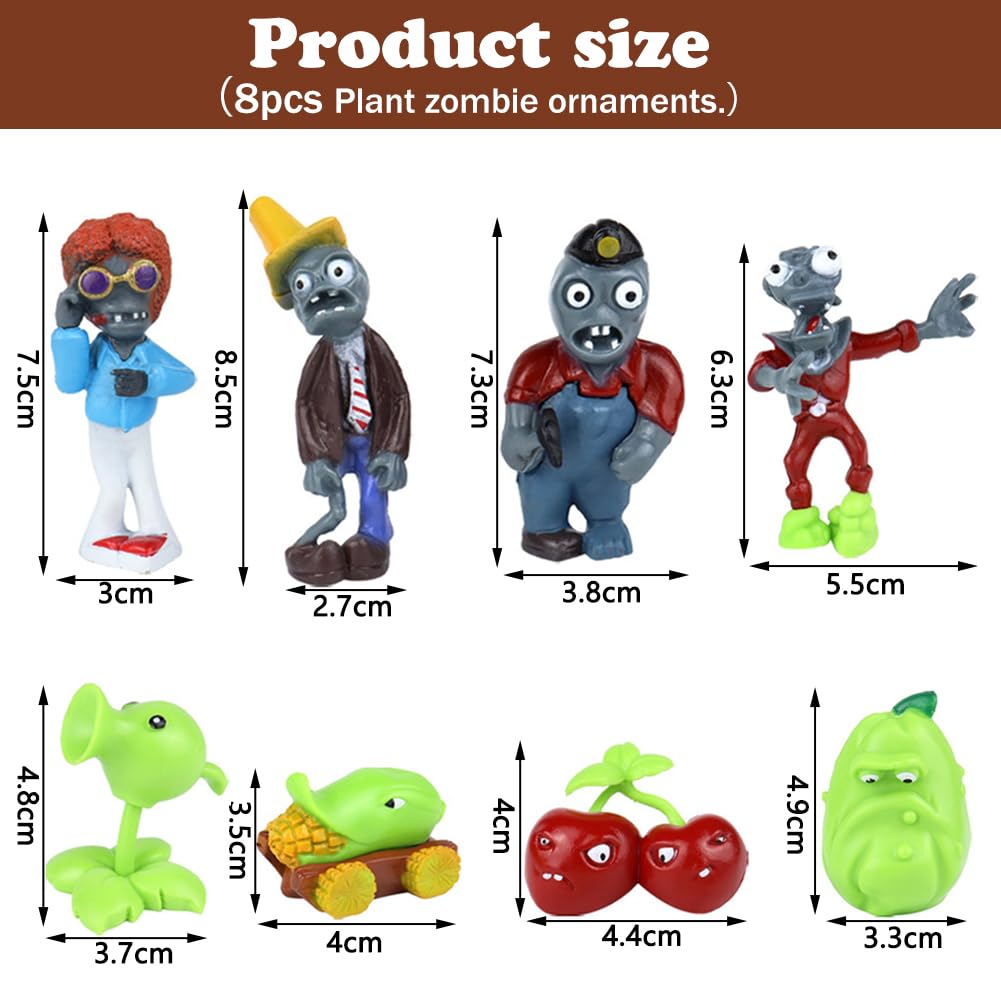 7er-Set Zombie-Folienballons - Perfekt Für Plants Vs. Zombies Mottoparty, Schuleinführung Oder Kindergeburtstag