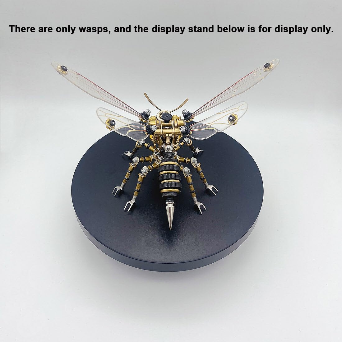 Metalowe puzzle 3D dla dorosłych, mechaniczne owady, metalowe, zestaw do budowania, steampunk, osa, ornamenty, zabawka, prezenty, 300+ elementów
