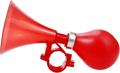 Vista 15 de Modengzhe Bocina de aire del ABS del tono cromado para los ciclos de los niños, bocina plástica divertida del payaso de la bici con el bulbo