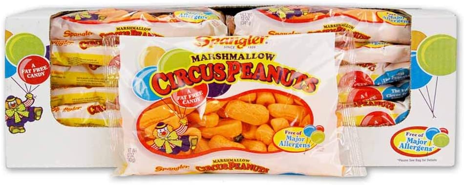 Circus Peanuts Marshmallow, 12 Ounce (Pack of 12)