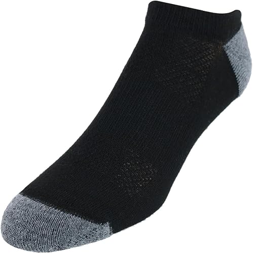 Hanes Calcetines para hombre, calcetines ligeros X-Temp, corte bajo y no visibles, paquete de 12