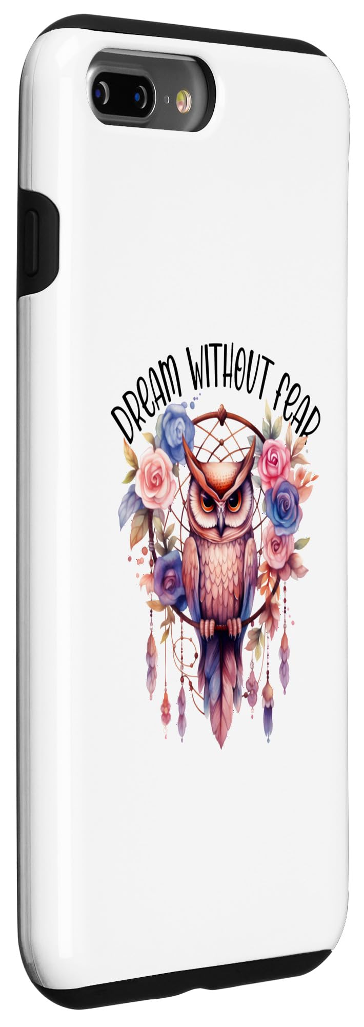 iPhone 7 Plus/8 Plus Owl Native American Dreamcatcher Case - Image 3