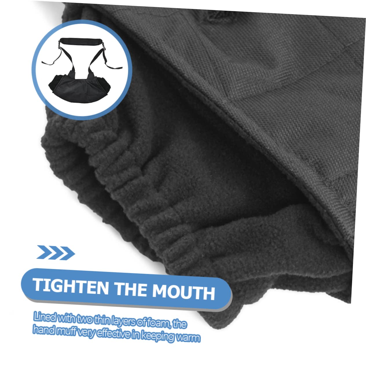 Warme Handwärmer Tasche, Tragbarer Handwärmer, 1 Stück Schwarz