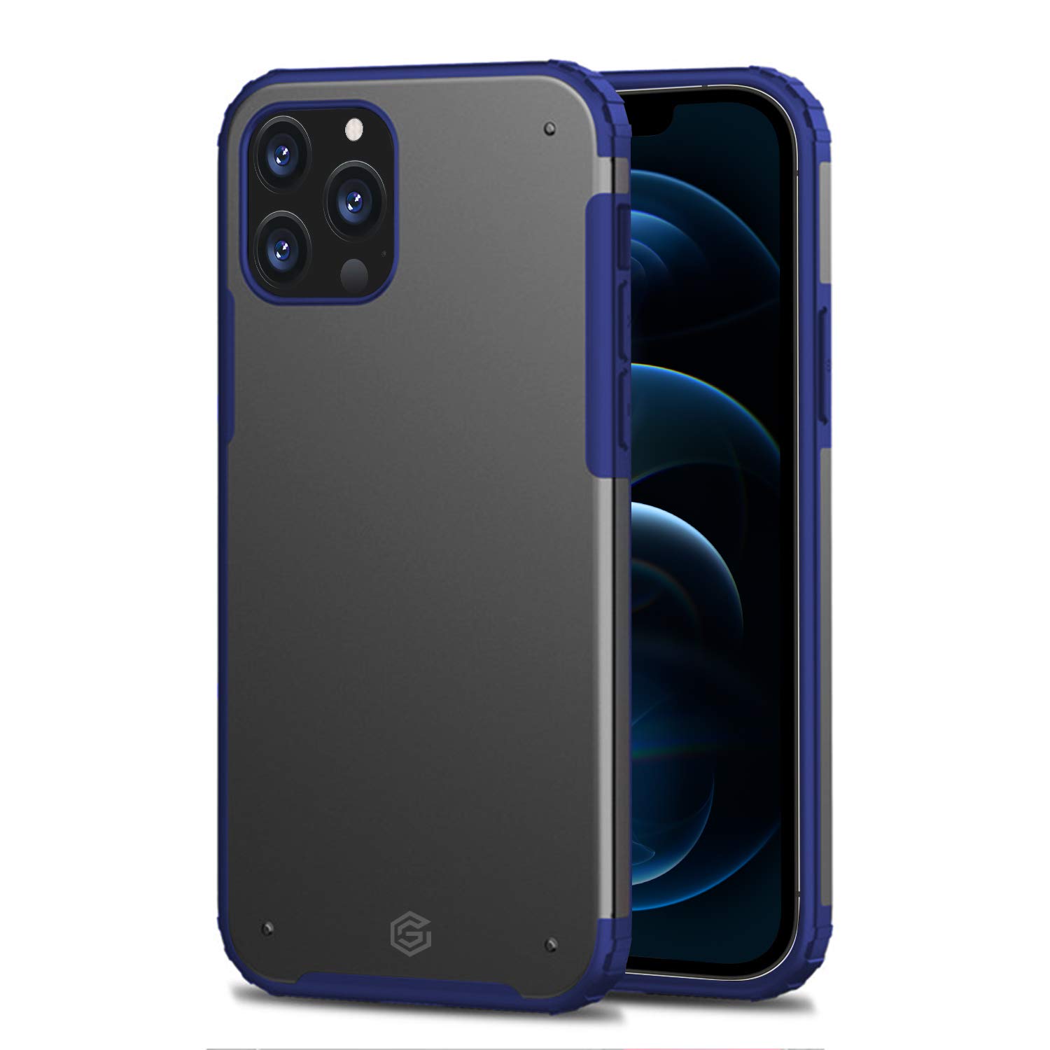 GRIPP® Amaze Pro Translucent Matte Back Case Compatible with iPhone 12 | iPhone 12 Pro (6.1") with Scratch Proof Shock Absorption Drop Tested Dual Layer Slim and Total Protection Back Cover - Blue (B08LVJJY5K) Amazon Price History, Amazon Price Tracker