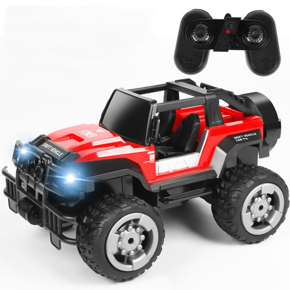 Buggy RC, Auto RC Drift ad alta velocità da 2,4 GHz, Veicolo RC fuoristrada con ammortizzatori per tutti i terreni, Camion RC elettrico da arrampicata, Auto da corsa giocattolo, Regali di compl