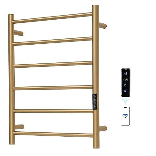 Electric Towel Rack with Voice Control for Alexa & Google