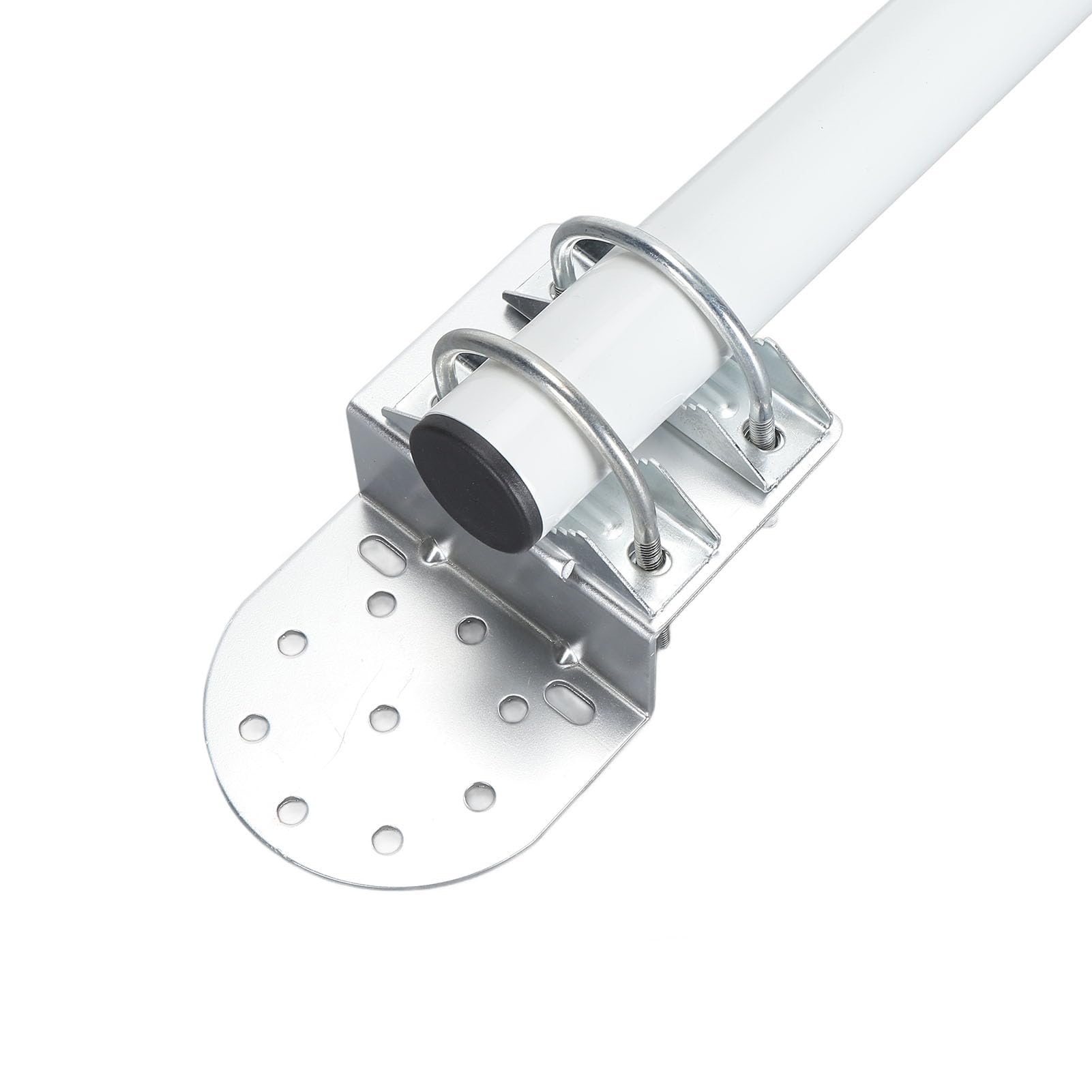 Supporto da Tetto , Supporto da Palo in Acciaio Regolabile Resistente Alle Intemperie da 3 Mm, da Parete con compatibilità Universale per Parabola Rettangolare V2