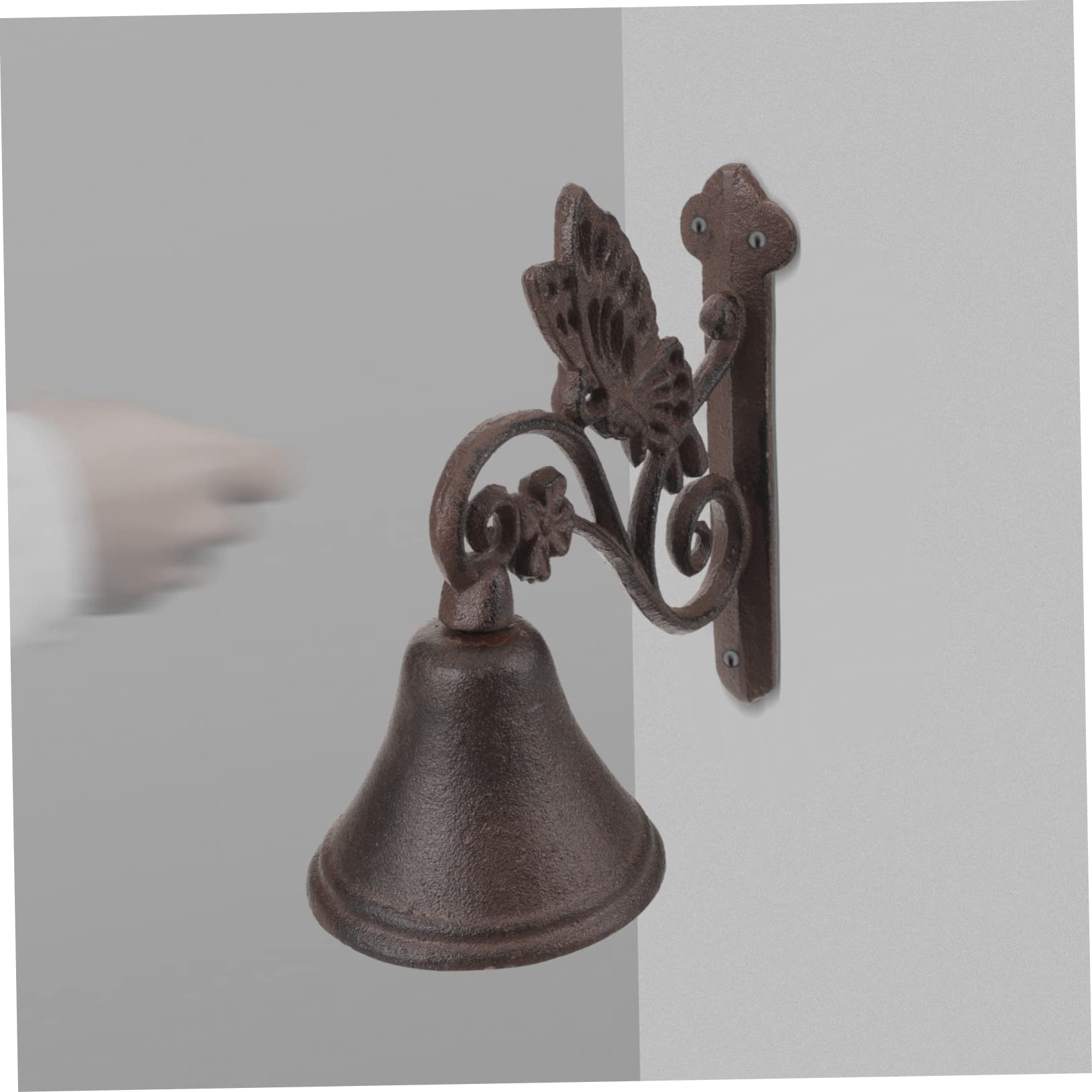 Toyvian Schmetterlingstürklingel Türklingel im Vintage-Stil Vintage Türglocke antike eingangstürklingel hängend mit Türklingeln für zu Hause Ladenbesitzerklingel zum Öffnen der Tür Eisen