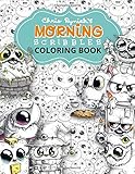 Morning Scribbles Coloring Book: Enchanting Cute Illustration Coloring Books For Adults Kids Teens