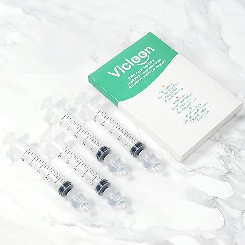 Vista 16 de Irrigador nasal para bebé, 2 jeringas nasales para bebé, jeringa irrigador nasal con pinzas y cepillo de limpieza, aspirador nasal para bebés