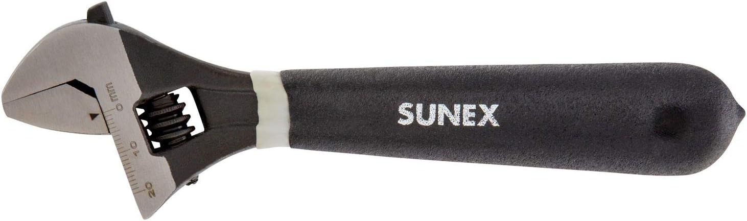 Sunex 9618A 4Pc Adjustable Wrench Set, 6" 8" 10" 12"