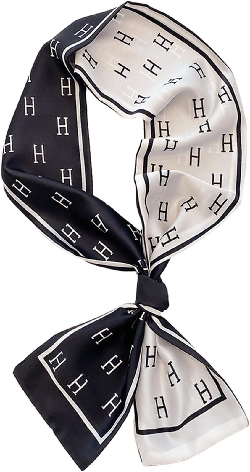 Dailyacc Hair Scarf for Women Fashion Silky Satin Headscarf Wrap Breathable Lightweight Neck Scarves For Handbag