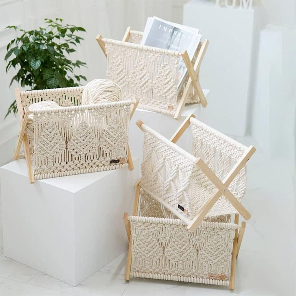 Magazine Rack Magazine Holder Storage Standing Basket for Newspaper