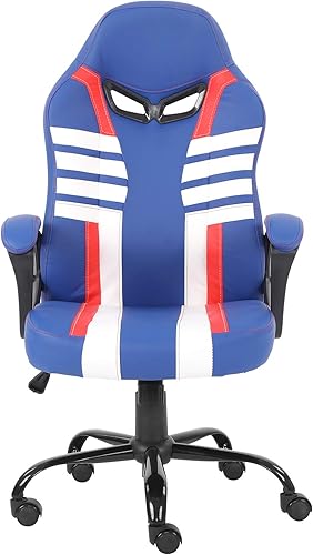 Miniatura 3 de Modern-Depo Silla ergonómica para juegos para adolescentes y jóvenes, silla giratoria de computadora de carreras de respaldo alto, silla de juegos