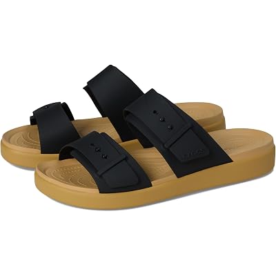 Crocs Brooklyn Buckle Low Low black/tan