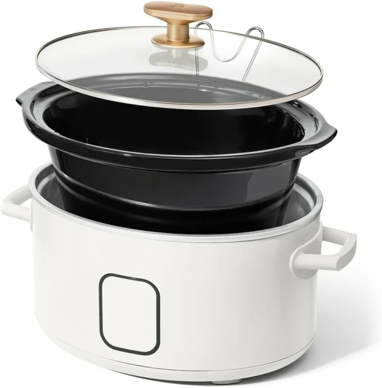 6 Quart Programmable Slow Cooker with Digital Timer, 5 Cooking Presets, Dishwasher Safe Crock Pot, Large Capacity, Easy to Use