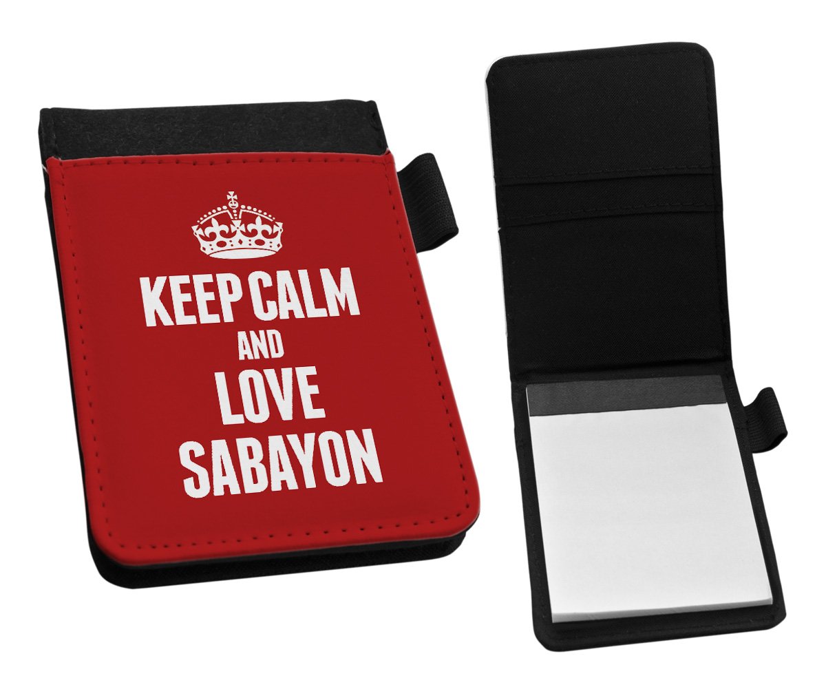Duke Gifts RED Keep Calm and Love Sabayon Small Notepad 1476