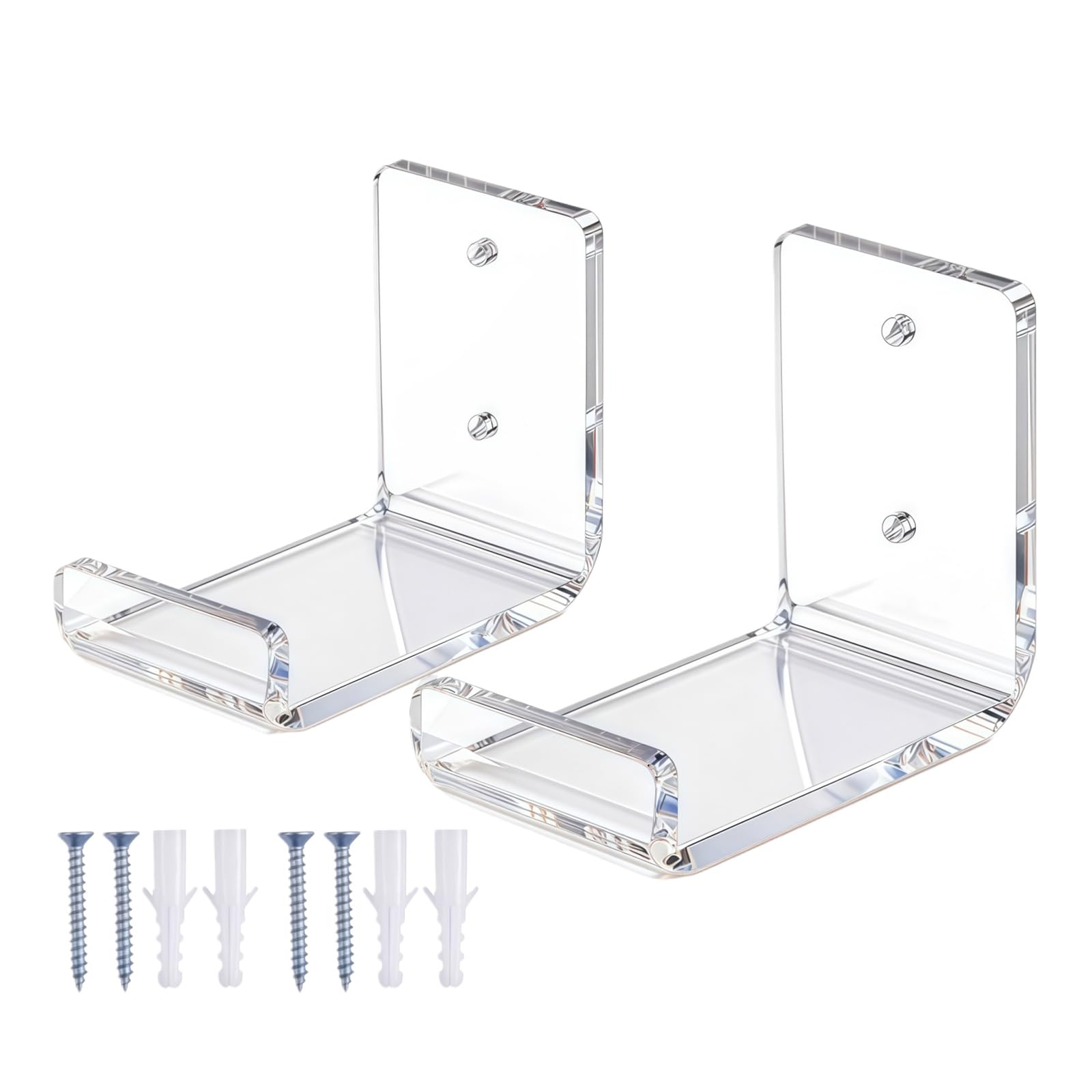 Kangnice Wall Mounted Skateboard and Snowboard Storage Rack for Longboards Scooters with 4 Screws and Expansion Tubes Ski Board Wall Hook