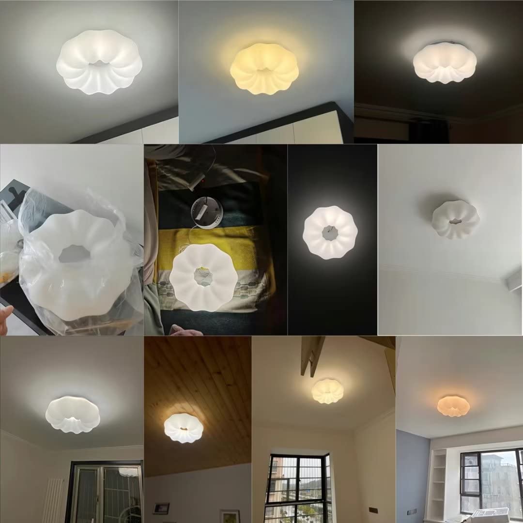 Żyrandol w chmurze LED chmura lampa sufitowa lampa sufitowa do pokoju dziecięcego, do sypialni, salonu, 15 W, 3 oświetlenie, 11,9''