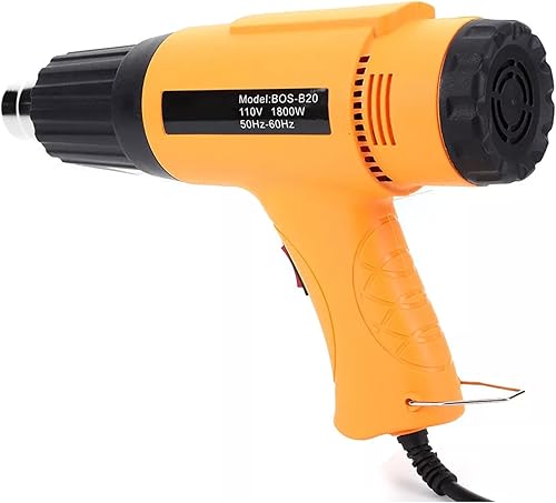 Miniatura 2 de Pistola de calor, kit de pistola de aire caliente resistente de 1800 W, 140   1112  (140.0 F - 1,112.0 F), doble configuración de temperatura,