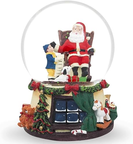 Lista de regalos para Santa Musical Water Snow Globe