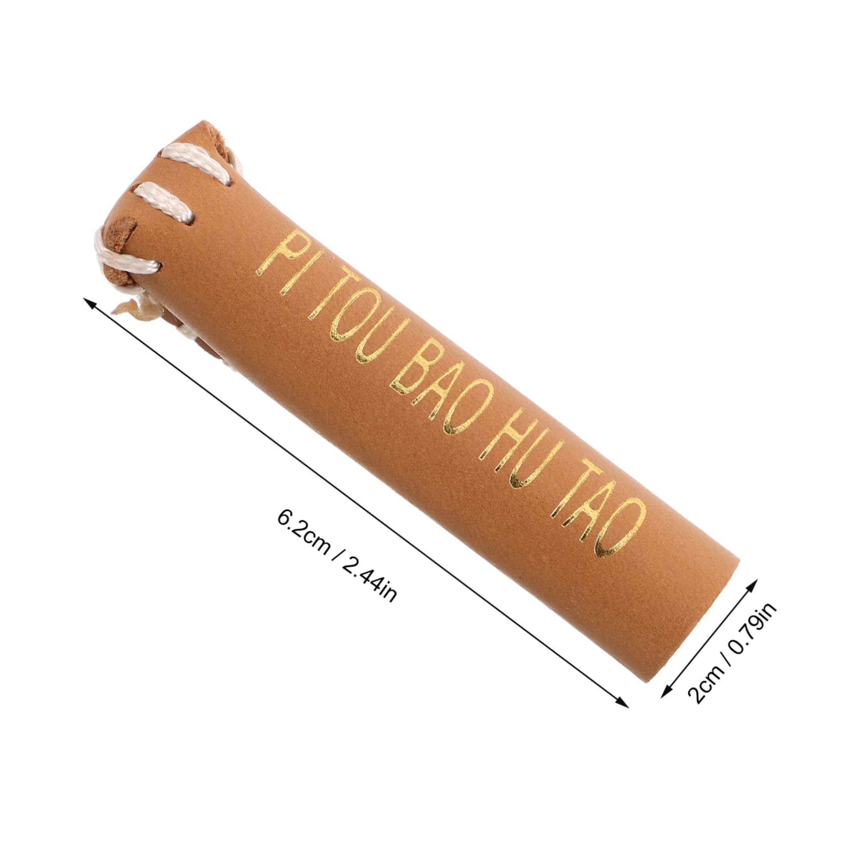 Hemoton Portable Snooker Cue Tip Sleeve Lightweight Faux Leather Billiard Cue Tip Protector for Snooker Stick Scratch Replacement Cover