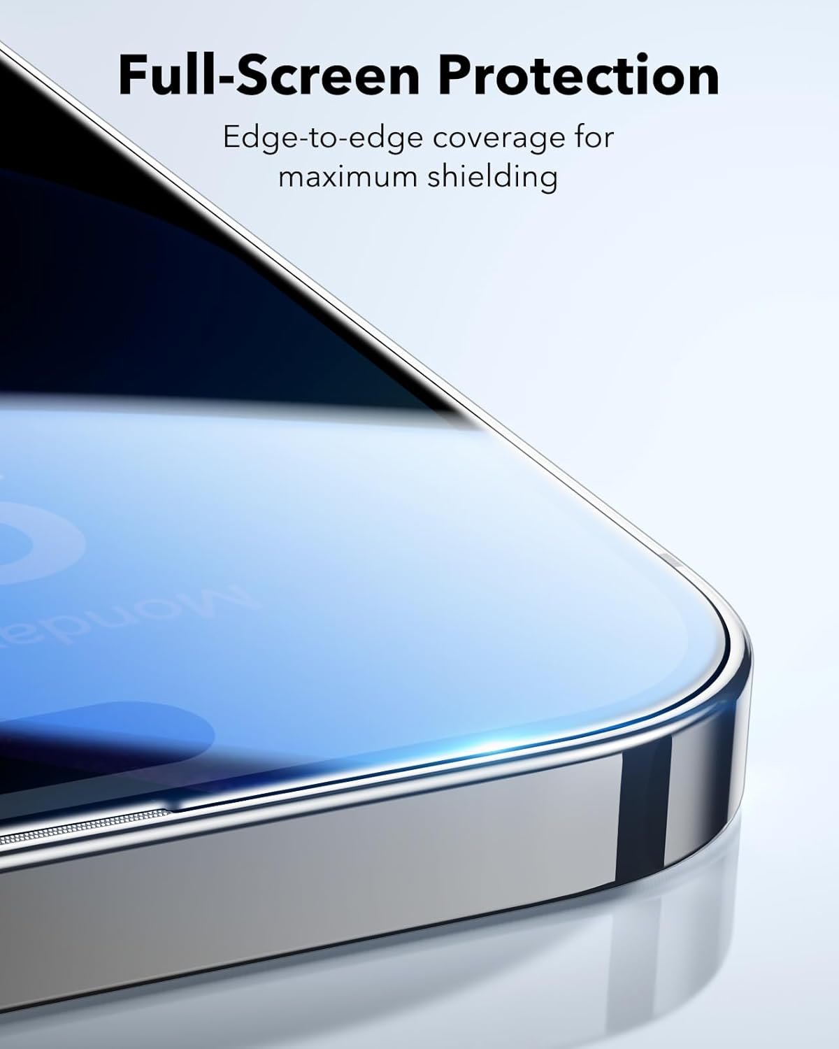 ESR 3 Pack for iPhone 14 Pro Max Privacy Screen Protector, Military Grade Shatterproof, 9H Hardness, Anti-spy Tempered Glass with UltraFit Tray - Image 7