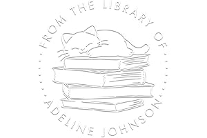 Personalized Sleeping Cat Book Embosser - A Purrfect Way to Mark Your Literary Treasures