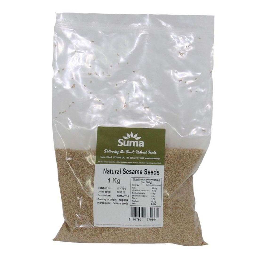 Suma Bagged Down | Sesame Seeds - Natural | 1Kg
